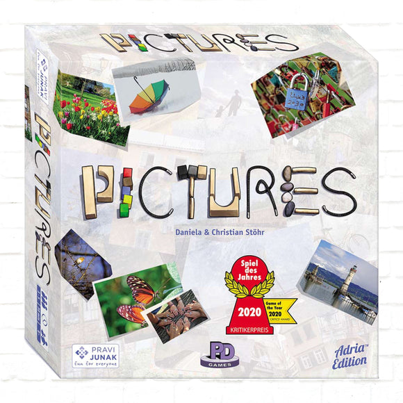 PREDNAROČILA: Happy Games Pictures Adria Edition slovenska izdaja - Ustvarjalna družabna igra za družinsko zabavo - Igra Leta 2020 za 8+ let, 30 min, 3-5 igralcev