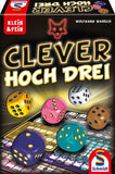 Schmidt Spiele Clever Hoch Drei nemška izdaja igre Clever Cubed - Igra s kockami za preizkus strateškega razmišljanja za 10+ let, 30 min, 1-4 igralce, 3. igra v seriji Clever