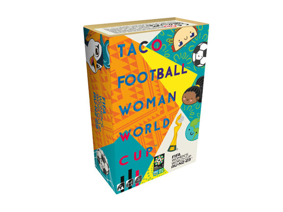 Blue Orange Taco Football Women's World Cup angleška izdaja - Družabna igra za adrenalinske trenutke - Hitrostna igra s kartami za 8+ let, 10 min, 2-8 igralcev