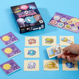 Laboludic Ghost Manor večjezična izdaja – Strašljiva igra spomina in lovljenja duhov s kartami – Družinska igra s kartami za 6+, 15 minut, 2–4 igralce, vključuje slovenska pravila