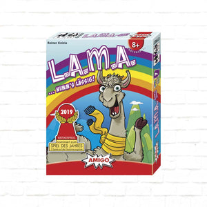 Amigo Lama nemška izdaja - Zabavna družabna igra s kartami - Nominirana za Igro leta 2019 - za 8+ let, 20 min, 2-6 igralcev