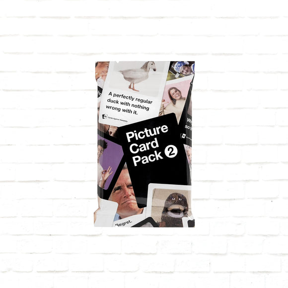 Cards Against Humanity Picture Card Pack Expansion #2 razširitev angleška izdaja - zabavna družabna igra - za 17+ let, 30-90 min, 4-20 igralcev
