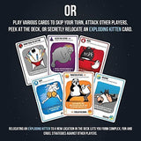 Exploding Kittens Imploding Kittens Razširitev #1 angleška izdaja - Zabavna družabna igra za več igralcev - Igra s kartami za starosti 7+ let, 15 min, 2-6 igralcev - 20 novih kart s 6 novimi akcijami in "Cone of Shame"
