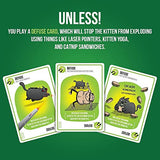 Exploding Kittens Streaking Kittens razširitev angleška izdaja - Navdušujoča družabna igra - Zabavna igra s kartami - za 7+ let, 15 min, 2-5 igralcev, 15 kart