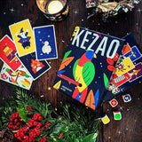 Laboludic Kezao večjezična izdaja – Hitra igra ujemanja barv s kartami – Družinska igra s kartami za 6+, 20 minut, 2–5 igralcev, vključuje slovenska pravila