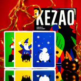 Laboludic Kezao večjezična izdaja – Hitra igra ujemanja barv s kartami – Družinska igra s kartami za 6+, 20 minut, 2–5 igralcev, vključuje slovenska pravila