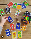 Laboludic Kezao večjezična izdaja – Hitra igra ujemanja barv s kartami – Družinska igra s kartami za 6+, 20 minut, 2–5 igralcev, vključuje slovenska pravila