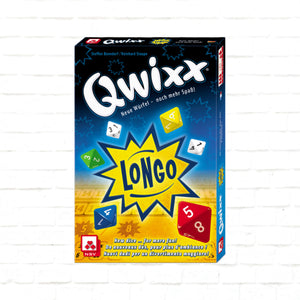 NSV Qwixx Longo INTL Edition angleška izdaja - Hitra igra s kockami za družinske trenutke - Vznemirljiva Roll & Write igra za 8+ let - 15 min, 2-5 igralcev