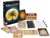 NSV Silver & Gold Nemška izdaja - Zabavna družabna igra za družinsko druženje - Hitra in strateška igra za starosti 8+ let, 20 min, 2-4 igralcev