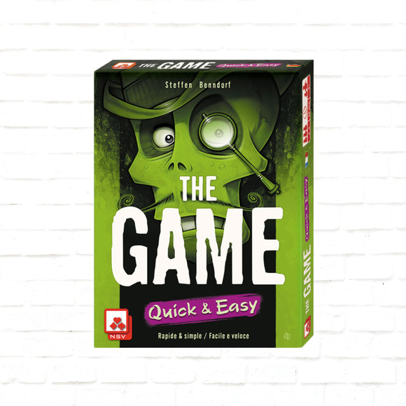 NSV The Game Quick & Easy nemška izdaja - Sodelovalna igra za 8+ let, 10 min, 2-5 igralcev, 52 kart, hitra in preprosta igralna izkušnja