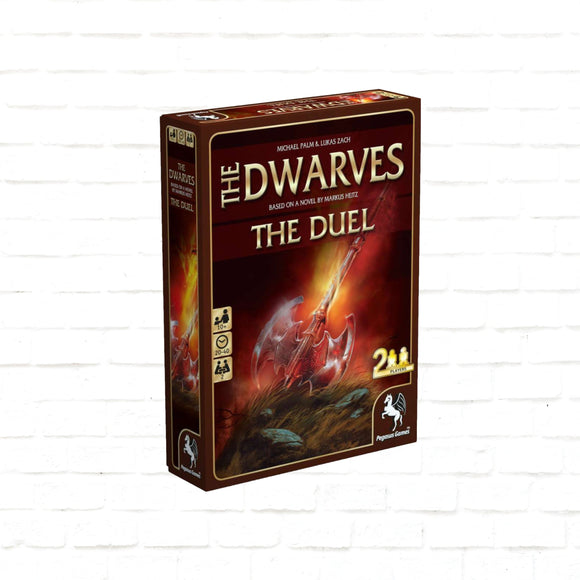 Pegasus Spiele The Dwarves The Duel angleška izdaja - Epski dvoboj v svetu škratov za nepozabne družabne večere - Igra za 10+ let, 20-40 min, 2 igralca, vključuje razširitev