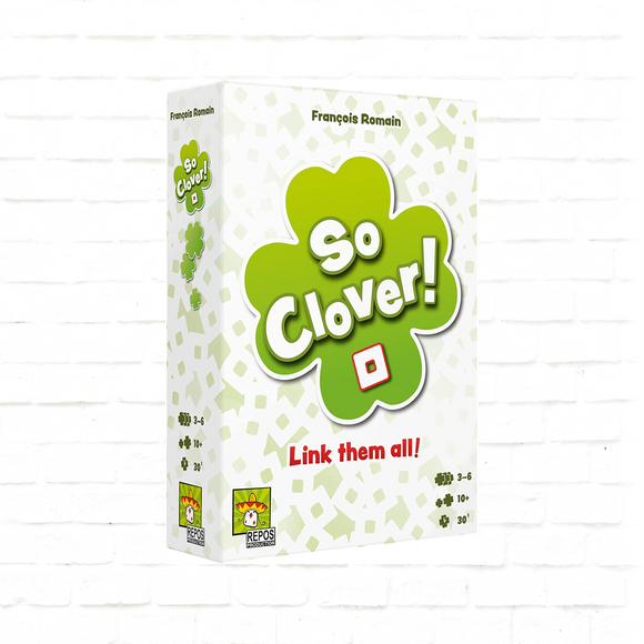 Repos Production So Clover! angleška izdaja - Sodelovalna igra povezovanja besed za družinske trenutke - Ustvarjalna igra za 10+ let, 30 min, 3-6 igralcev