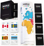 The World Game angleška izdaja - Razburljiva geografska igra s kartami za raziskovalce sveta - Igra za starosti 7+ let, 20-45 min, 2-5 igralcev