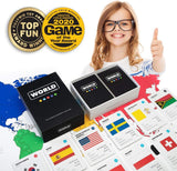 The World Game angleška izdaja - Razburljiva geografska igra s kartami za raziskovalce sveta - Igra za starosti 7+ let, 20-45 min, 2-5 igralcev