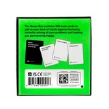 Cards Against Humanity Green Box razširitev angleška izdaja - zabavna družabna igra - za 18+ let, 30-90 min, 4-20 igralcev