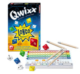 NSV Qwixx Longo INTL Edition angleška izdaja - Hitra igra s kockami za družinske trenutke - Vznemirljiva Roll & Write igra za 8+ let - 15 min, 2-5 igralcev