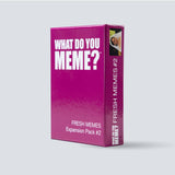 What Do You Meme What Do You Meme? Fresh Memes Expansion Pack Razširitev angleška izdaja - Razširitev  št 2 osnovne igre z novimi 90 kartami s tekstom in 25 novimi kartami s slikami - za 18+ let, 30-90 min, za 3-20 igralcev