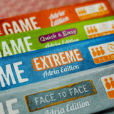 Happy Games The Game Face to Face Adria Edition slovenska izdaja - Tekmovalna igra s kartami za 8+ let, 20 min, 2 igralca, Napeta dvobojevalna izkušnja