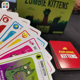 Zombie kittens karte v roki card game hand