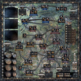 družabna igra brass birmingham zemljevid map board game