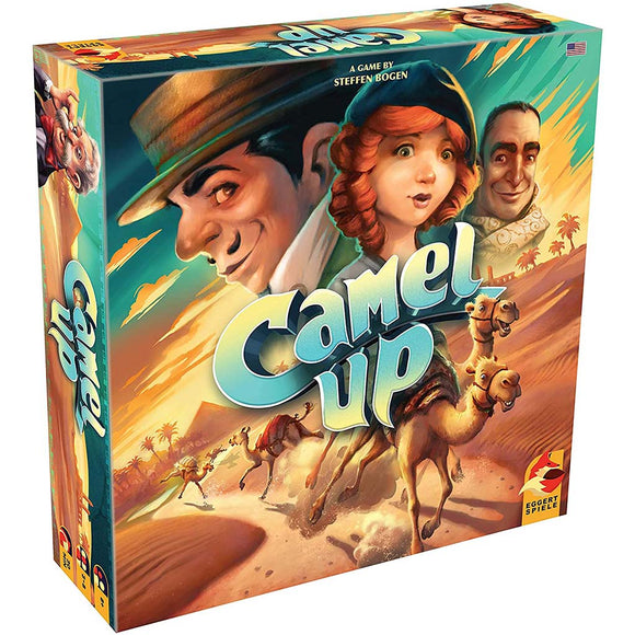 družabna igra camel up škatla naslovnica box cover board game