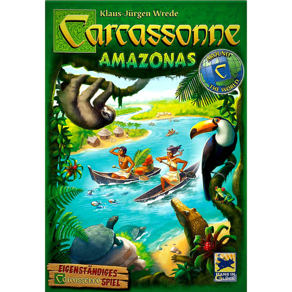 Carcassonne Amazonas Cover Družabna igra Board Game Pravi Junak