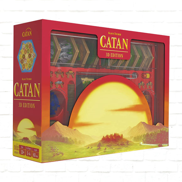 Catan Studio Catan 3d Edition družabna igra naslovnica angleške izdaje