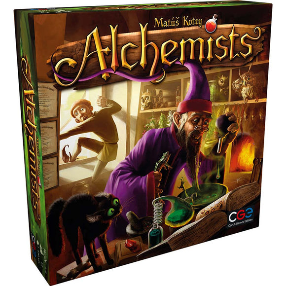 družabna igra cge alchemists 3d naslovnica box cover board game