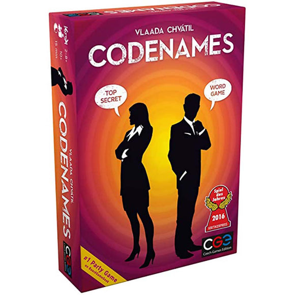 družabna igra cge codenames 3d naslovnica box cover board game