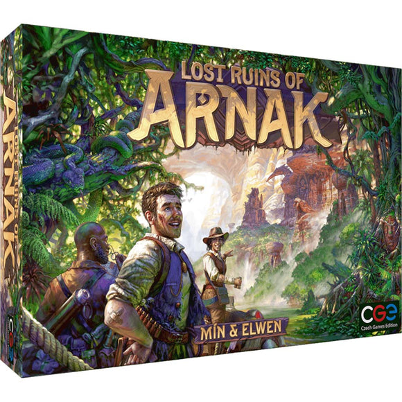družabna igra cge lost ruins of arnak 3d naslovnica box cover board game