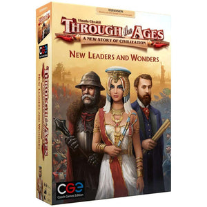 cge družabna igra through the ages rezširitev new leaders and wonders 3d naslovnica box cover board game expansion