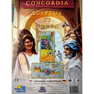 Concordia Aegyptus Creta Cover Družabna igra Board Game Pravi Junak