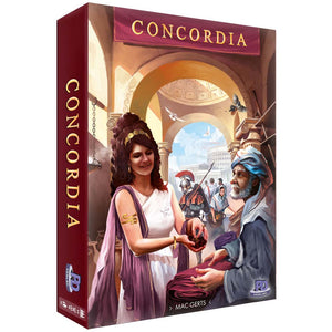 družabna igra concordia škatla naslovnica box cover board game