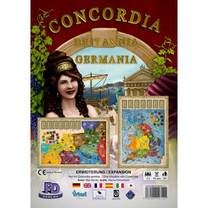Concordia Britannia Germania Cover Družabna igra Board Game Pravi Junak