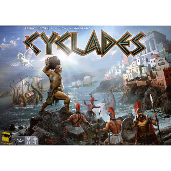 Družabna igra Cyclades Board Game Cover Pravi Junak