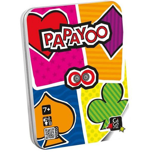 družabna igra s kartami gigamic papayoo škatla naslovnica box cover card game