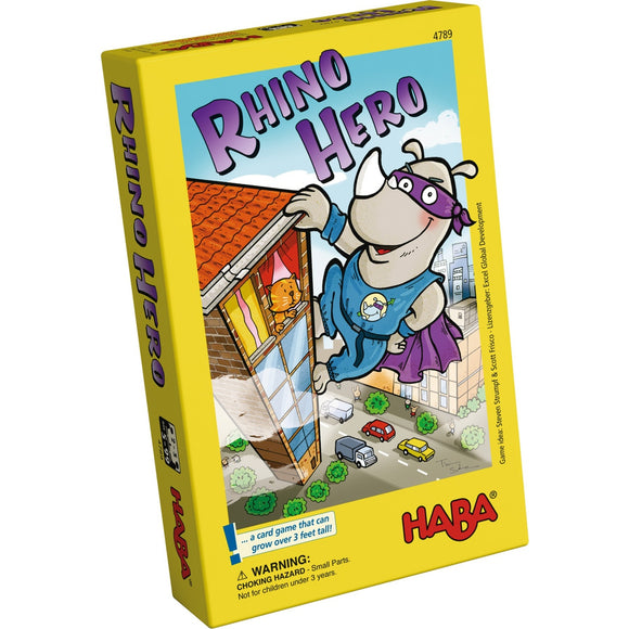 družabna igra haba rhino hero škatla naslovnica 3d box cover board game