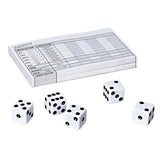 Družabna igra s kockami hasbro yahtzee jamb kocke in listki za točkovanje dice and score block dice game