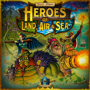 Heroes of Land Air & Sea Družabna igra Board Game Cover