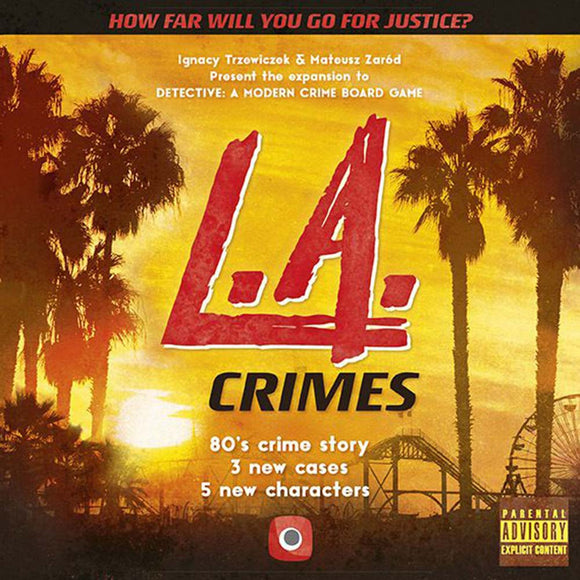 Družabna igra Detective LA Crimes Cover Board Game Pravi Junak