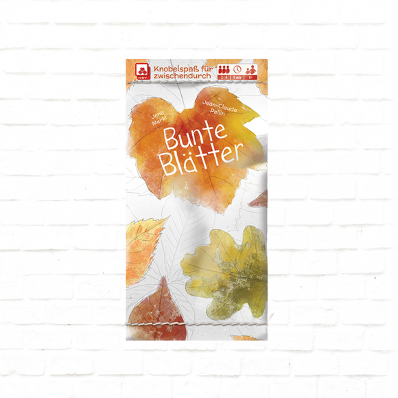 NSV Bunte Blätter nemška izdaja igre Colorful Leaves  - Družabna igra s pisanimi karticami- Igra s kartami za 8+ let, 10 min, 2-4 igralce