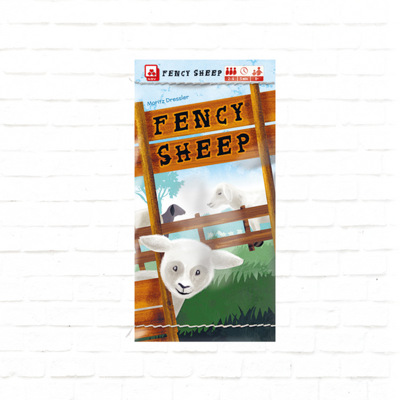 NSV Volle Weide Fency Sheep nemška izdaja - Mini družabna igra s kockami idealna za na pohod - za 8+ let, 5 min, za 2-6 igralcev