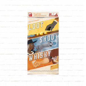 NSV Loot Shoot Whisky nemška izdaja - Napeta družabna igra s kartami - Igra za 8+ let, 5 min, za 2 igralca