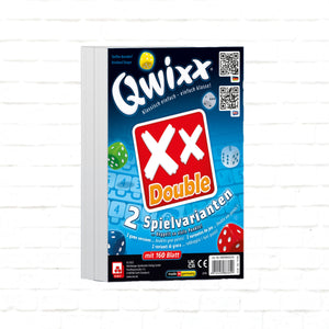 NSV družabna igra s kockami Qwixx Double International Razširitev 3d naslovnica