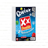 NSV družabna igra s kockami Qwixx Double International Razširitev 3d naslovnica