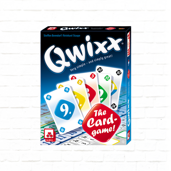 NSV družabna igra s kartami Qwixx The Card Game naslovnica namizne igre