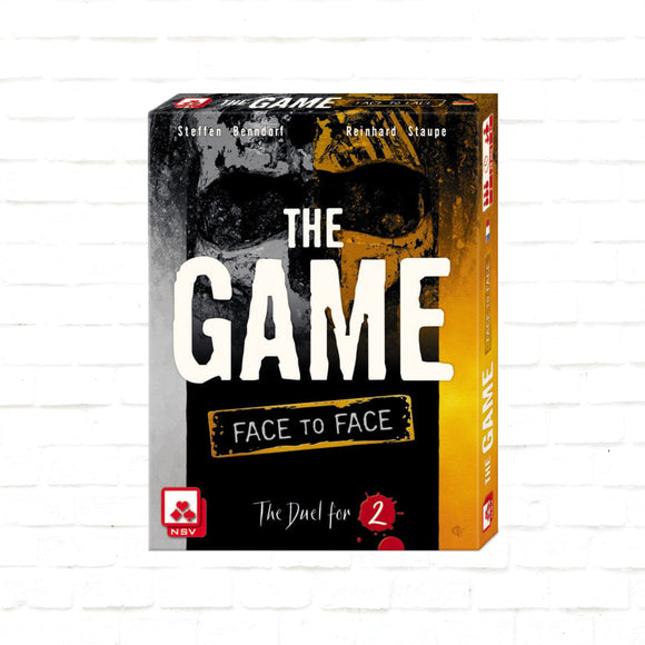 NSV družabna igra s kartami The Game Face to Face international izdaja naslovnica namizne igre