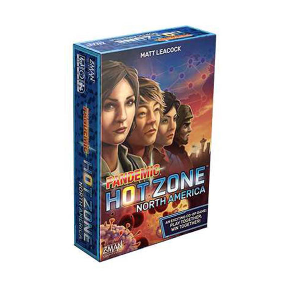 družabna igra pandemic hot zone north america škatla naslovnica box cover board game