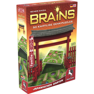 Pegasus Spiele Brains: Japanese Gardens večjezična izdaja - ugankarska družabna igra ustvarjanja čudovitih japonskih vrtov - za 8+ let, 5-20 min, za 1-8 igralcev