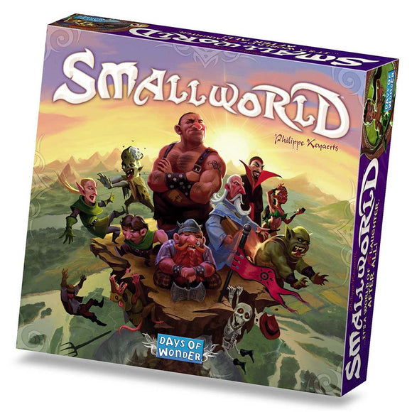 družabna igra small world škatla naslovnica box cover board game